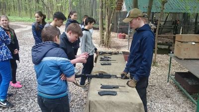 Школьникам организовали мастер-класс «Ратные поля славы России»